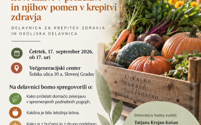 Vabilo na delavnico Darovi jeseni z vrta